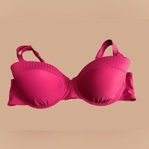 Terra & Sky Pink Padded Swimsuit Bikini Top